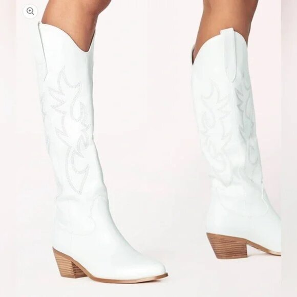 Billini URSON WHITE Tall Boots, 7 NWT - Picture 3 of 7